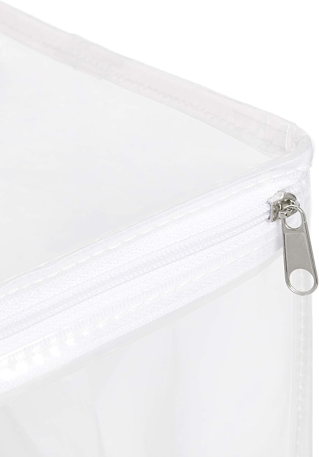 Amazon Basics Clear Zippered Storage Bags for Closet Organization. Stackable Clothing and Linen Storage Containers. 3-Pack - Image 4