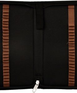 US Art Supply 48 Slot Zippered Nylon Pencil Carry Case - Size: 11.4 x 7.6 x1.4