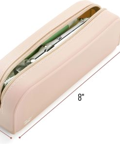 Alternative view of Mr. Pen- Silicone Pencil Case. Aesthetic Pencil Bag for Women. Makeup Pouch | Multifunctional Pouch for Stationery. Cosmetics and Electrical Goods Storage